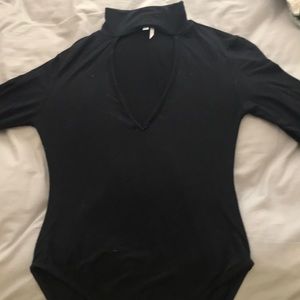 Black urban outfitters bodysuit